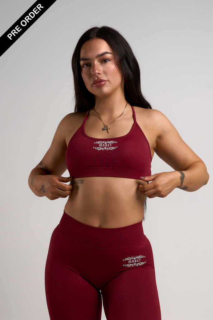 CHARMED SPORS BRA - RUBY