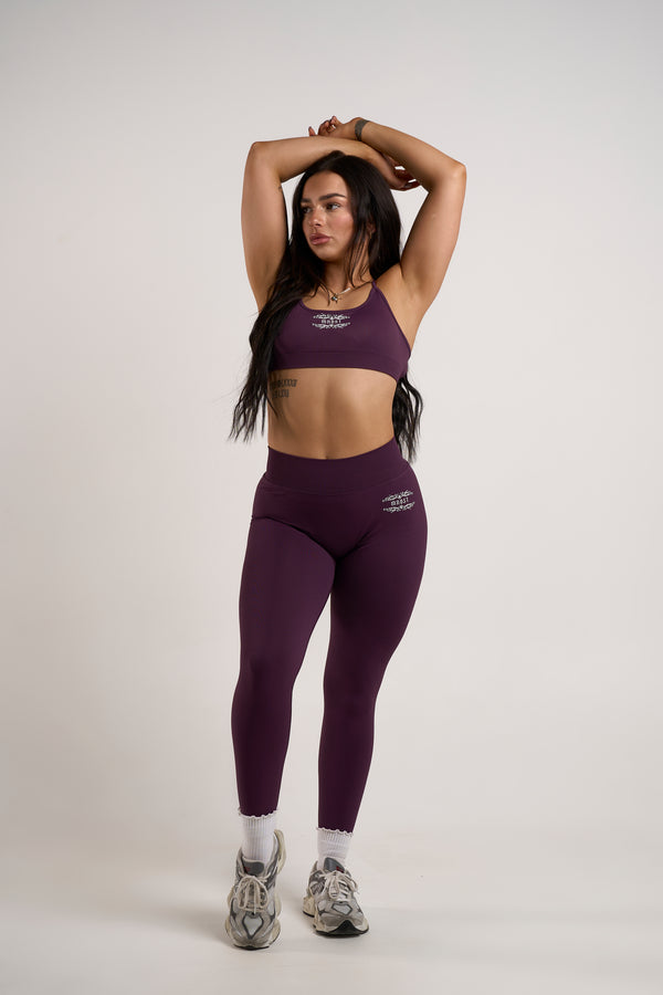 CHARMED SCRUNCH LEGGINGS - AMETHYST