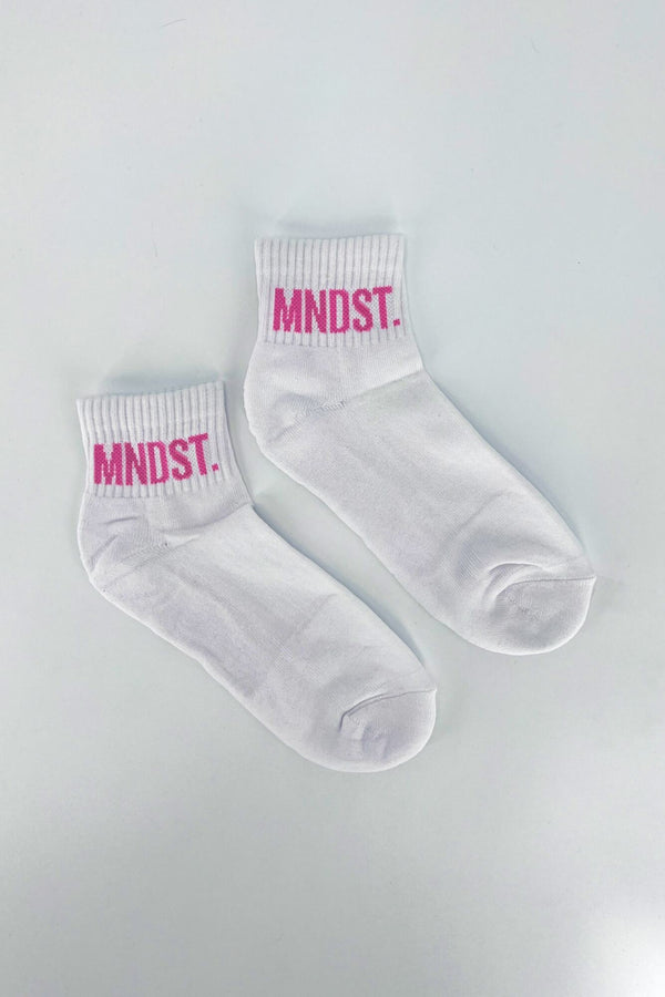 Low Crew Socks - MNDST logo